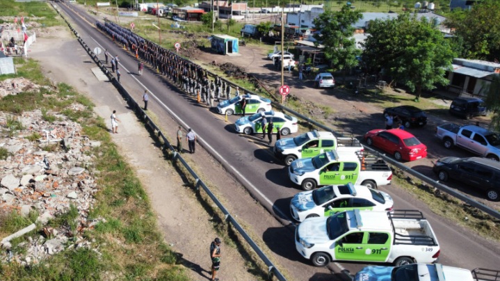 Con m&aacute;s de 500 efectivos policiales se mont&oacute; el operativo policial por el Gauchito Gil