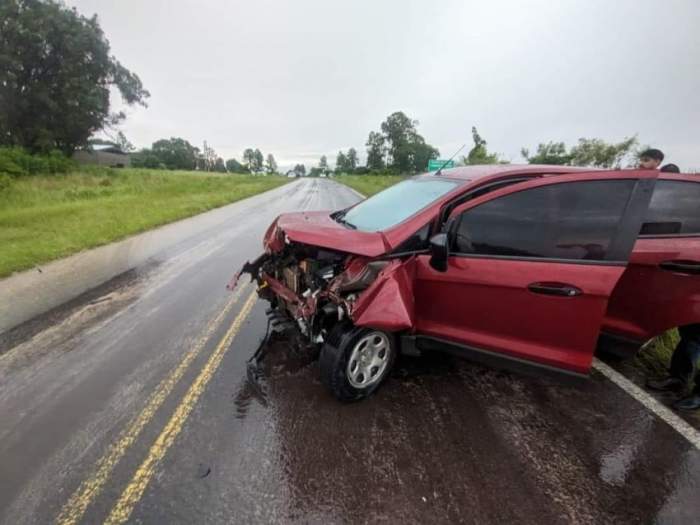 M&uacute;sicos volv&iacute;an de una presentaci&oacute;n y tuvieron un accidente en plena ruta