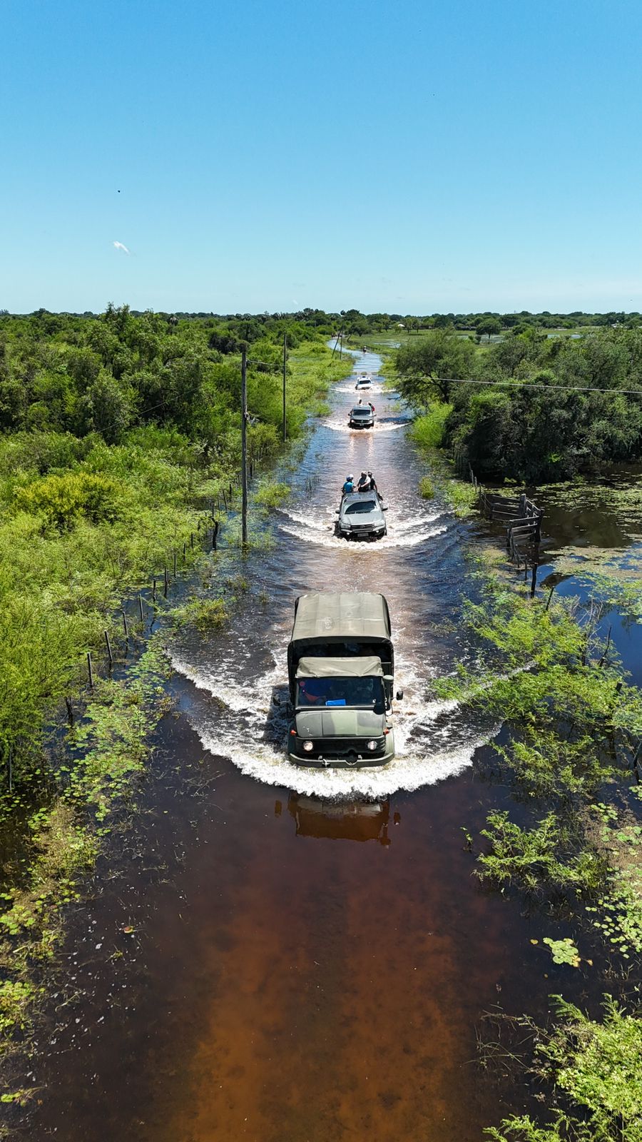 El Gobierno provincial trabaja junto al municipio de Goya para asistir a los afectados por las inundaciones