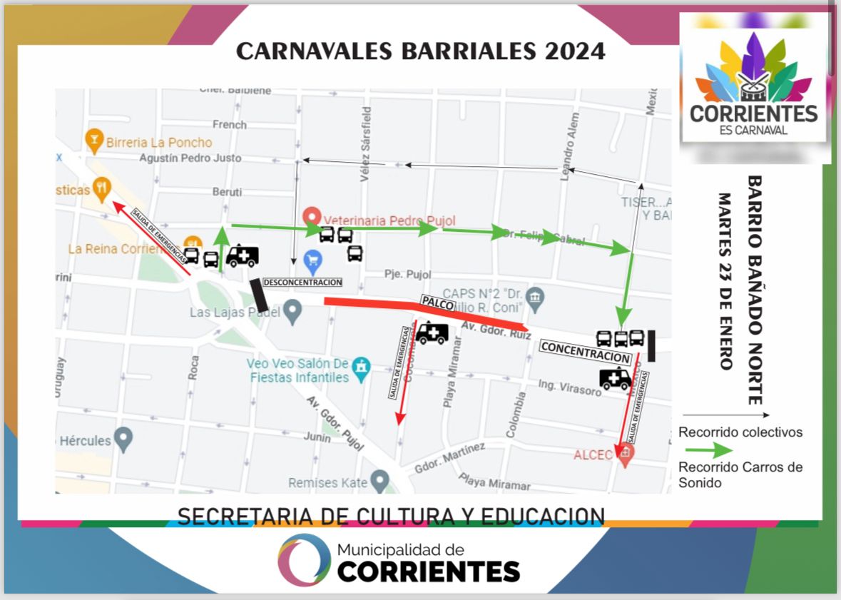 Carnavales barriales: Desv&iacute;os y circulaci&oacute;n de colectivos 