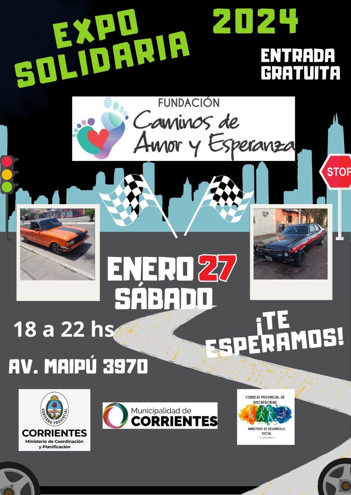 Realizan una exposici&oacute;n de autos antiguos con fines solidarios