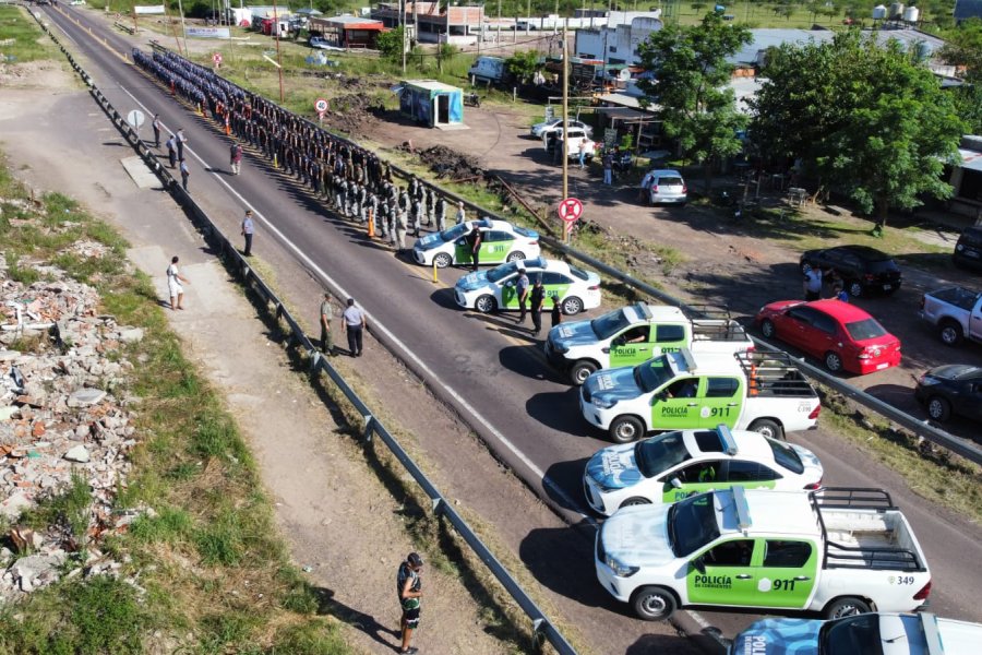 Operativo de seguridad por la fiesta del Gaucho Gil 