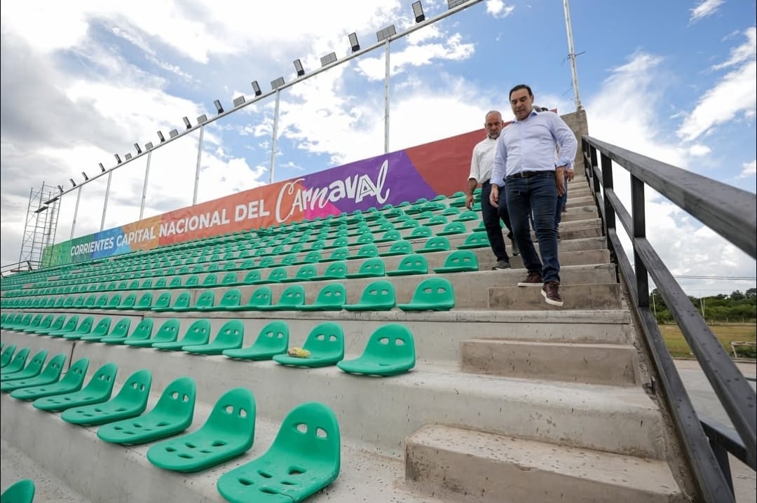 Vald&eacute;s recorri&oacute; las obras en el Cors&oacute;dromo y asegur&oacute; que "estamos mejor&aacute;ndolo integralmente"