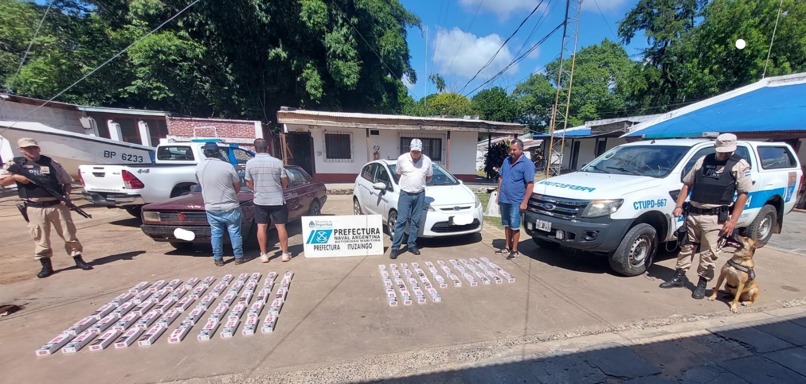 Prefectura secuestr&oacute; cigarrillos sin aval aduanero en Corrientes
