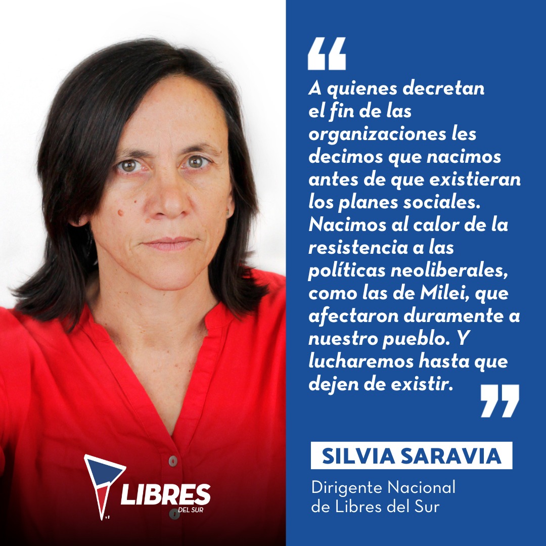 Silvia Saravia sobre el Potenciar Trabajo: "A quienes decretan el fin de las organizaciones les decimos que nacimos antes de que existieran los planes sociales