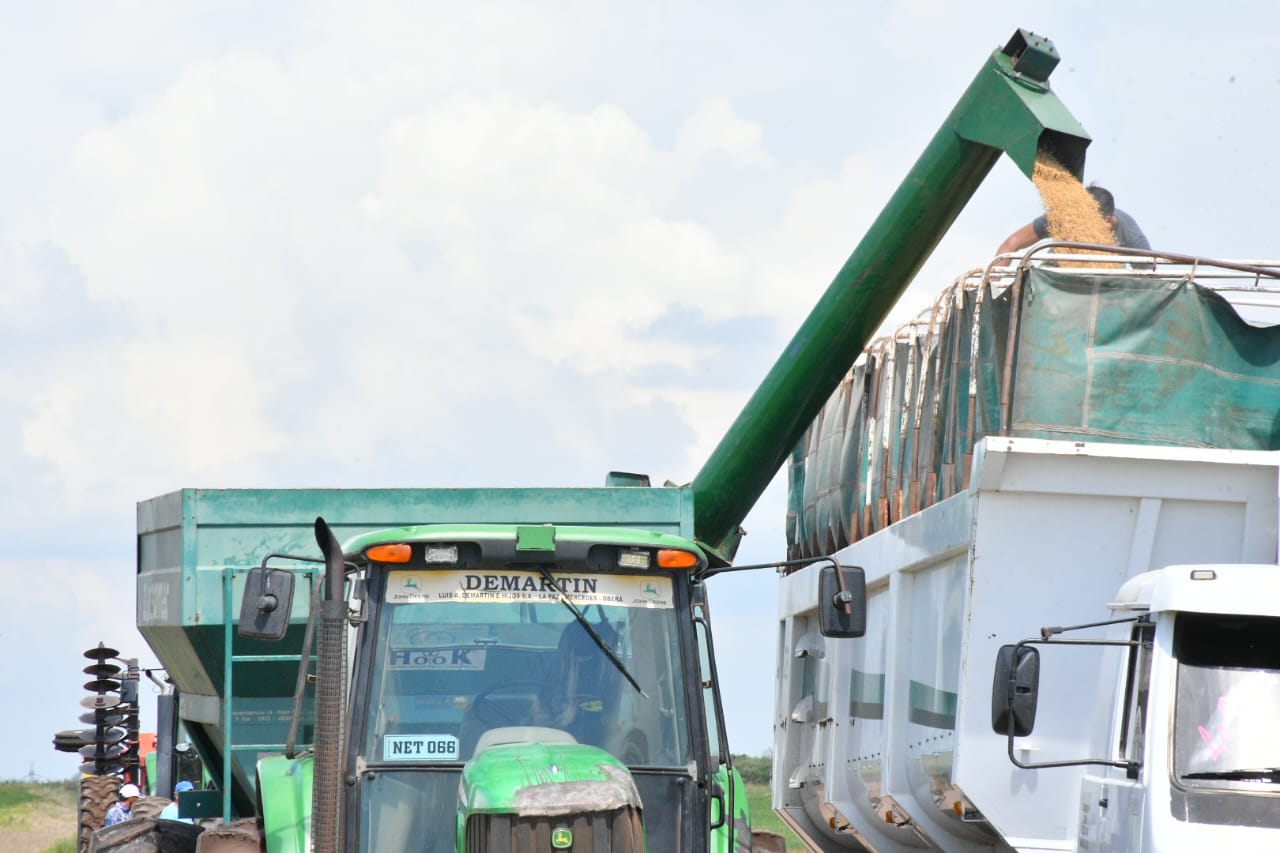 Vald&eacute;s destac&oacute; "el arroz premium" que se produce en Corrientes en la apertura de cosecha de Adecoagro