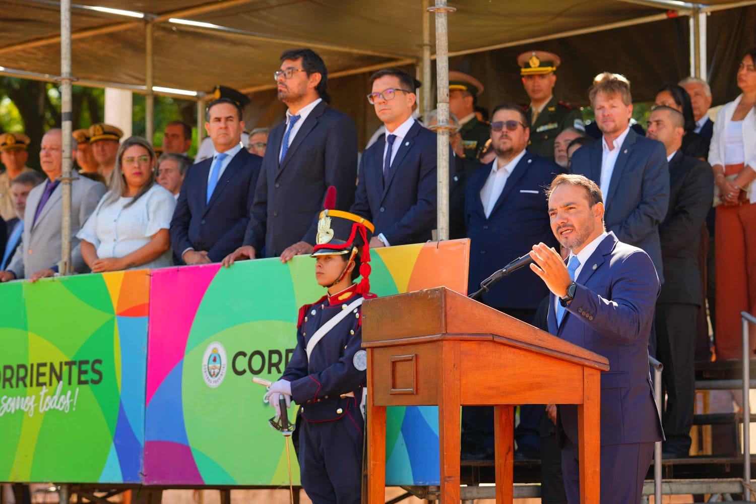 En el natalicio de San Martín, Juan Pablo Valdés instó a redoblar esfuerzos