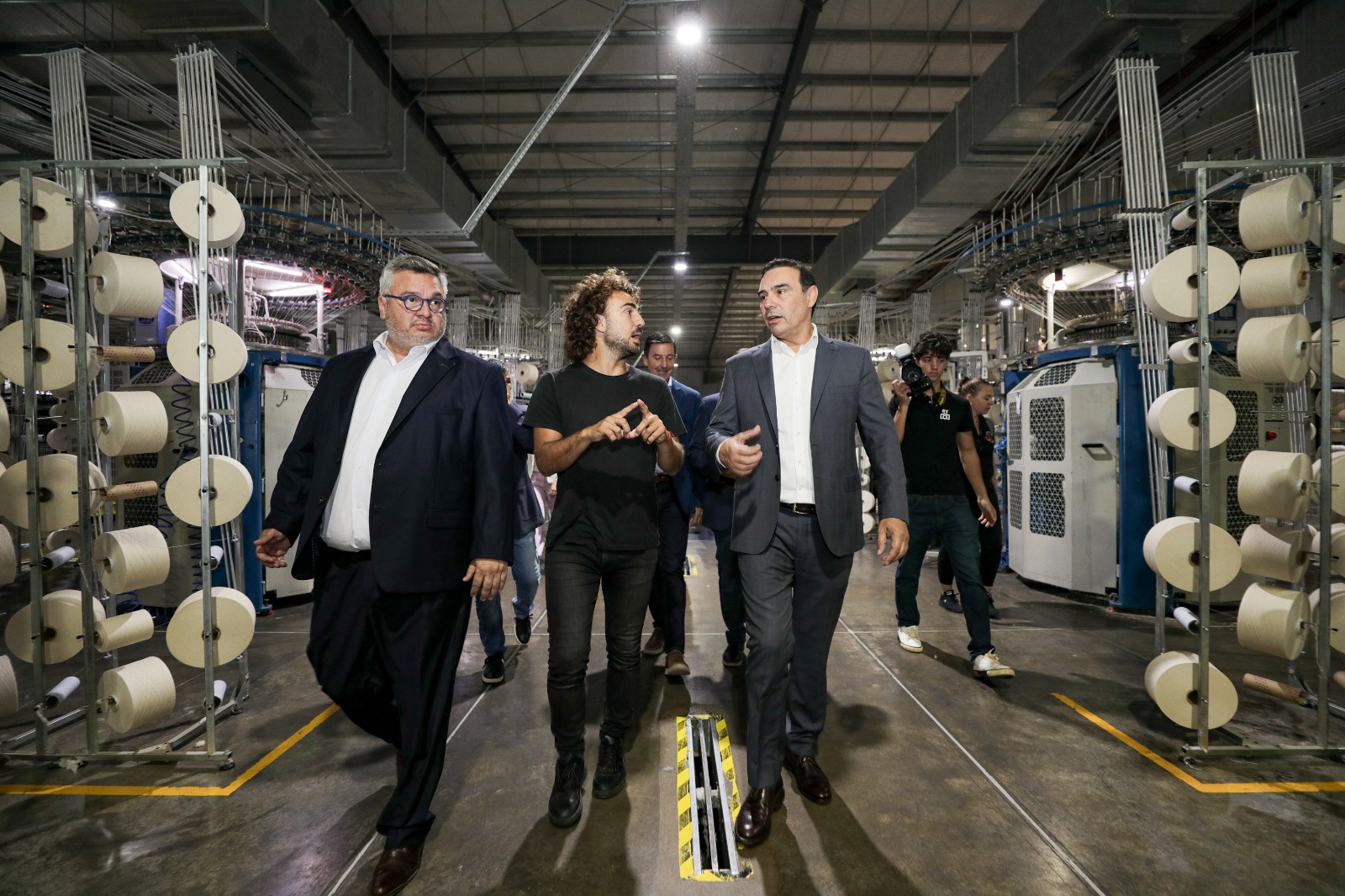 Vald&eacute;s inaugur&oacute; la nueva nave industrial de TN Platex y ratific&oacute; su apoyo hacia el sector textil