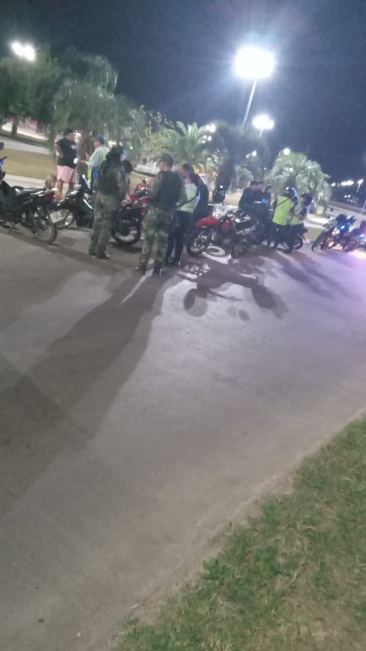 OPERATIVOS EN CONJUNTO Fuerte operativo de la Polic&iacute;a contra los motoqueros denominados &ldquo;Stunt&rdquo;