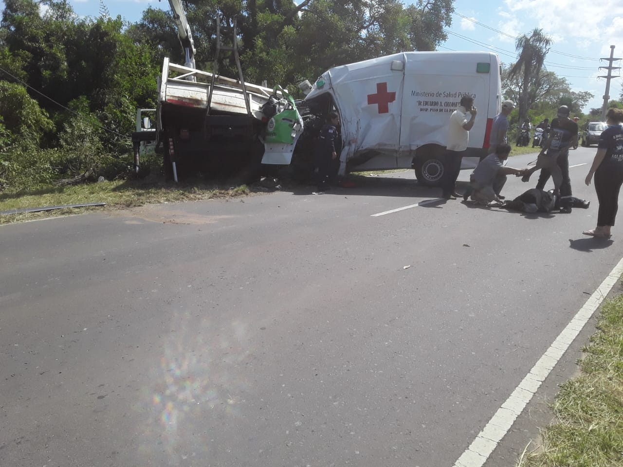 PASO DE LA PATRIA :  Siniestro vial con consecuencia fatal