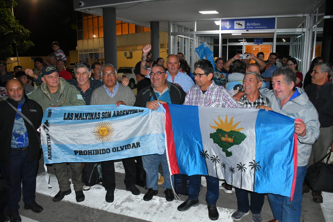 Tras una semana en las Islas, los excombatientes regresaron a Corrientes