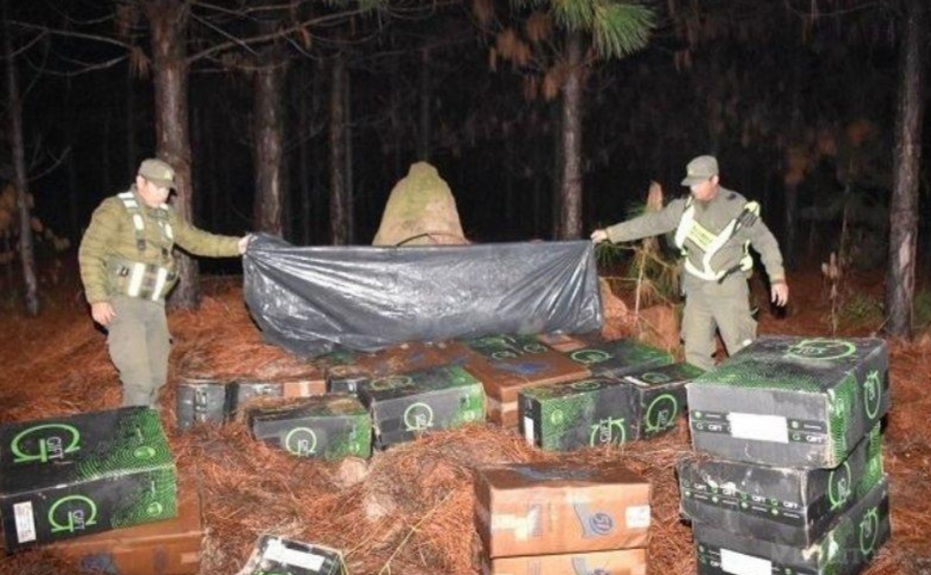 Ituzaing&oacute;: Gendarmer&iacute;a secuestro millonario cargamento de cigarrillos 