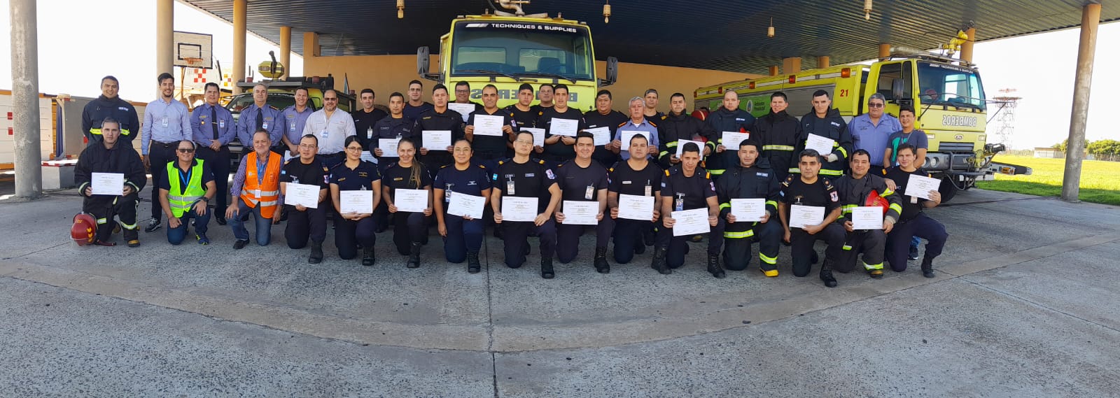 Bomberos provinciales se capacitaron en &ldquo;Operaciones de Emergencia en Aeropuertos&rdquo;