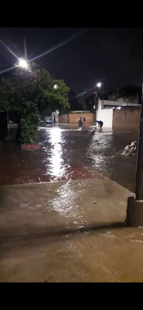 Nuevamente se anegaron vecinos del barrio Cichero