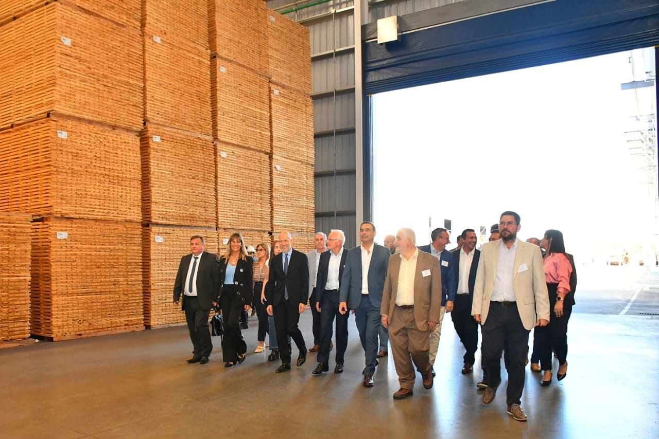 Vald&eacute;s inaugur&oacute; en Virasoro, la primera planta procesadora de maderas m&aacute;s grande de Latinoam&eacute;rica