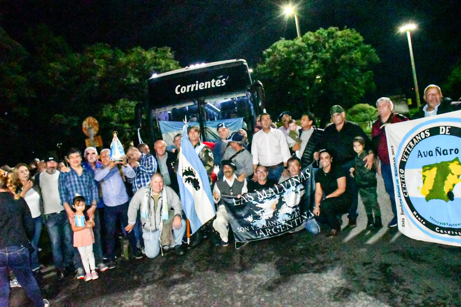  Retorn&oacute; el contingente de Ex combatientes correntinos que parti&oacute; a Malvinas