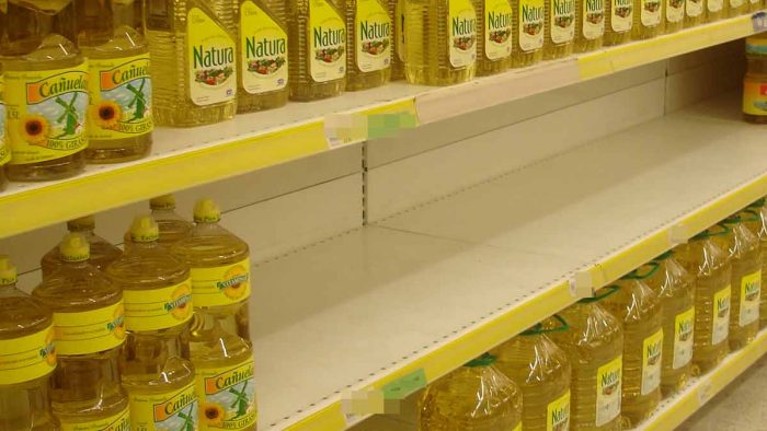 En los pr&oacute;ximos d&iacute;as podr&iacute;a faltar aceite en las g&oacute;ndolas 