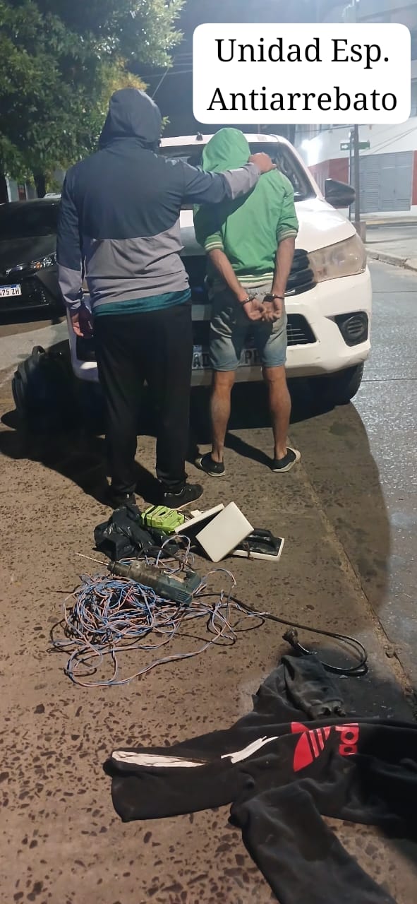 Delincuente fue sorprendido robando en una obra en construcci&oacute;n, fue detenido 