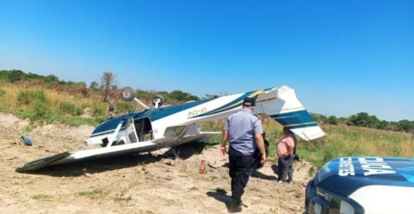 Cayo una avioneta en Corrientes: No hay heridos 