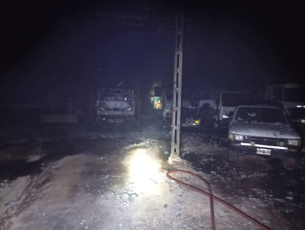 Corrientes Capital: Se incendi&oacute; un dep&oacute;sito de maquinas y veh&iacute;culos 