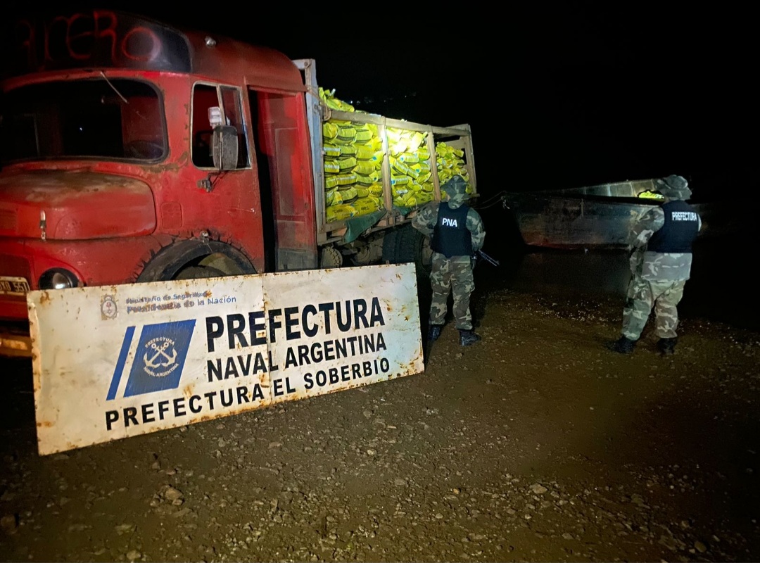 Misiones : prefectura secuestro 10 toneladas de soja que iban a ser exportadas de manera ilegal