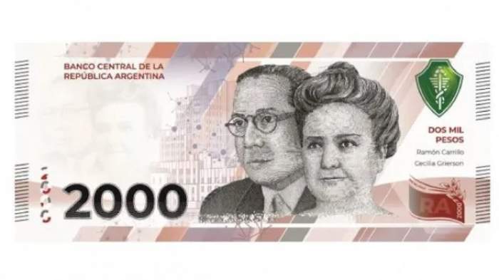 Lleg&oacute; el dia : Desde hoy circulan los billetes de $2000