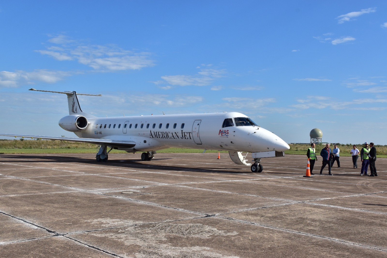 Se concret&oacute; el primer vuelo desde Buenos Aires al aeropuerto del Iber&aacute;, en Mercedes