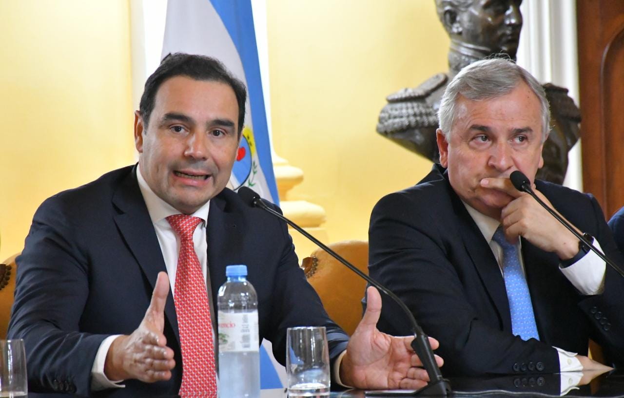 El gobernador Vald&eacute;s recibi&oacute; a Gerardo Morales en busca de confluir en un plan para cambiar el pa&iacute;s