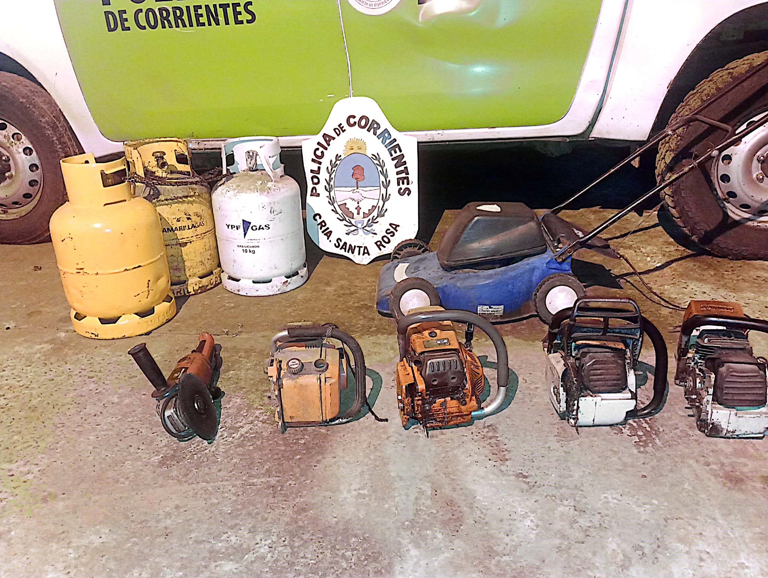 Santa Rosa : Tras allanamientos se  recuper&oacute; elementos denunciados como  sustra&iacute;dos