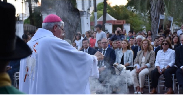Cruz de los Milagros: Tassano valoró la concurrencia masiva a la procesión y misa