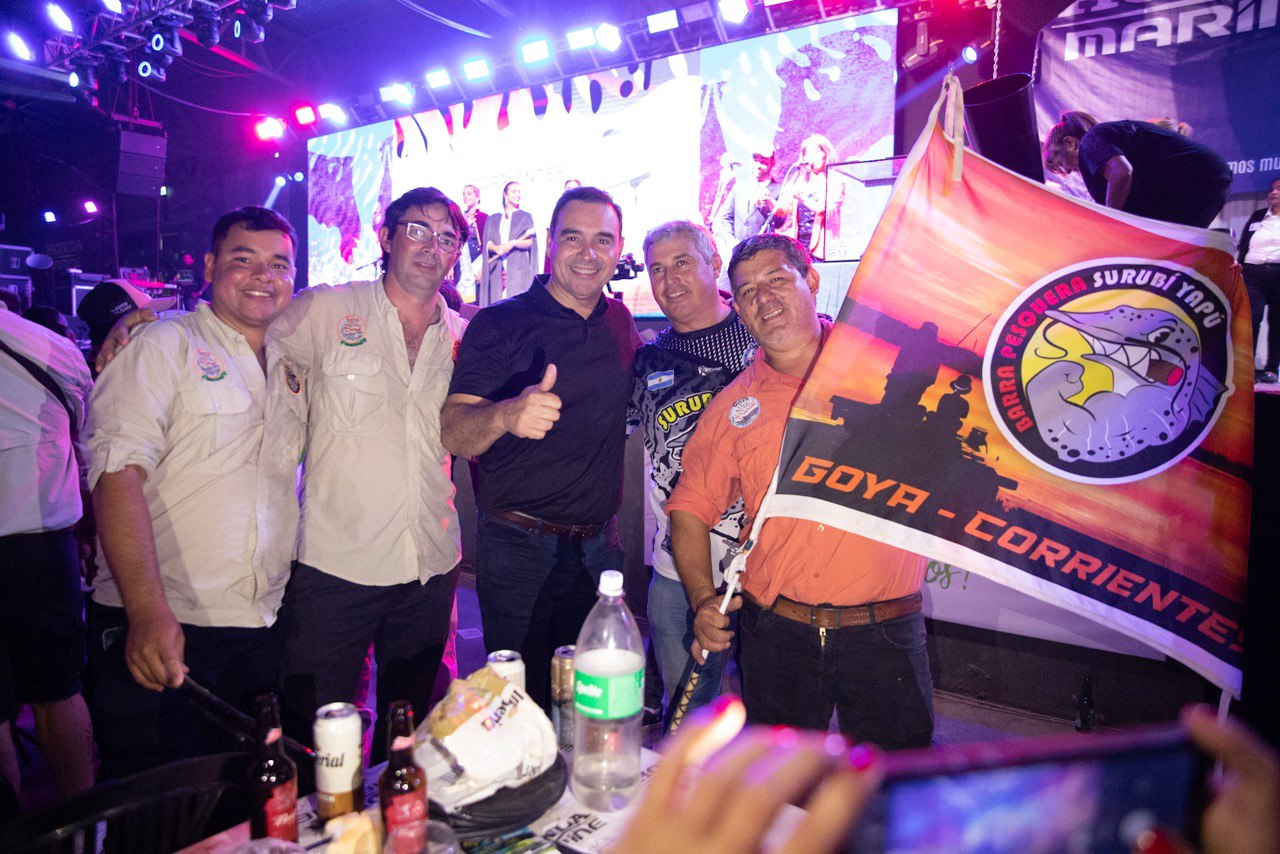 Valdés participó de la premiación de la Fiesta Nacional del Surubí 
