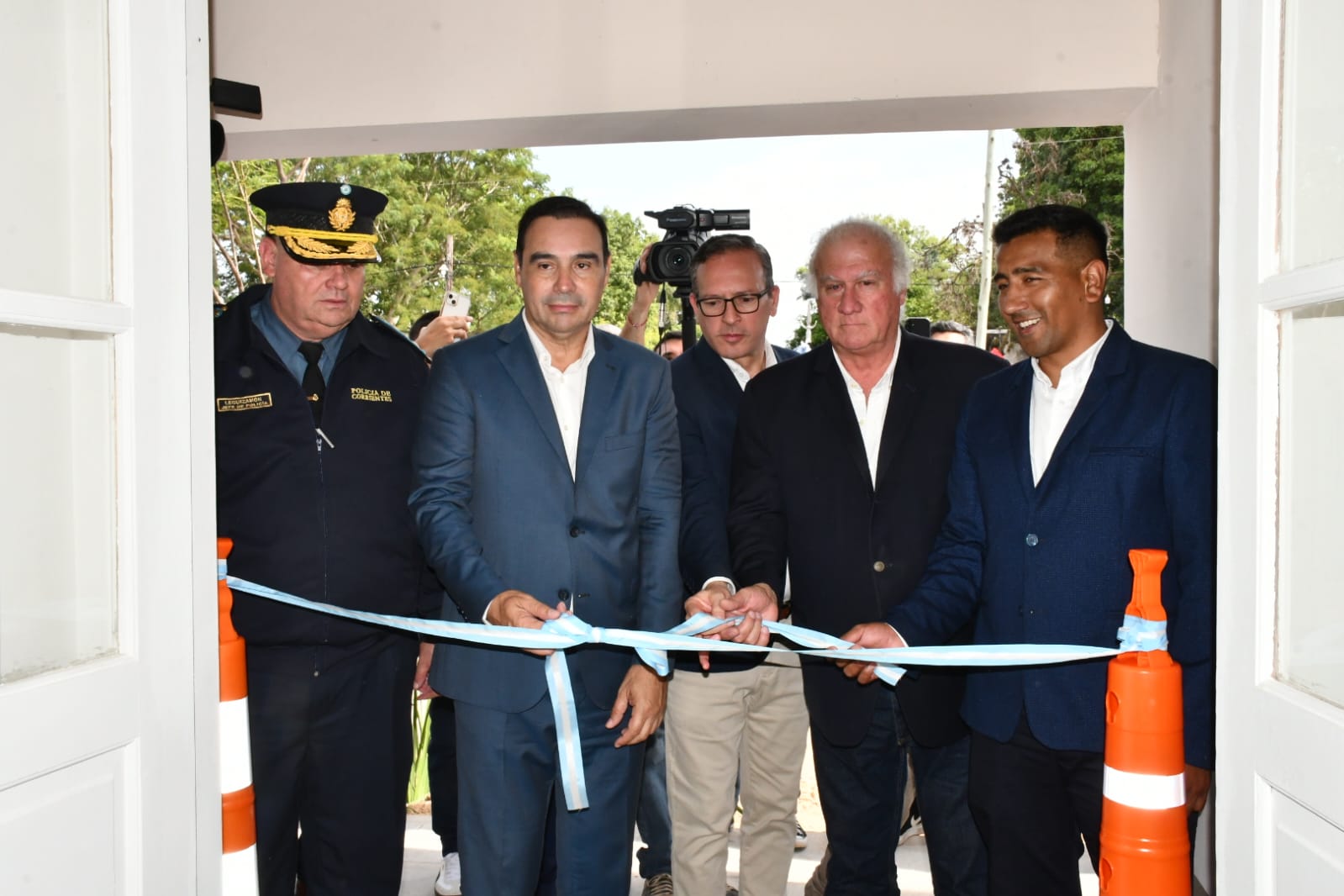 Valdés participó en Derqui de las patronales en honor a San Isidro e inauguró una Comisaría