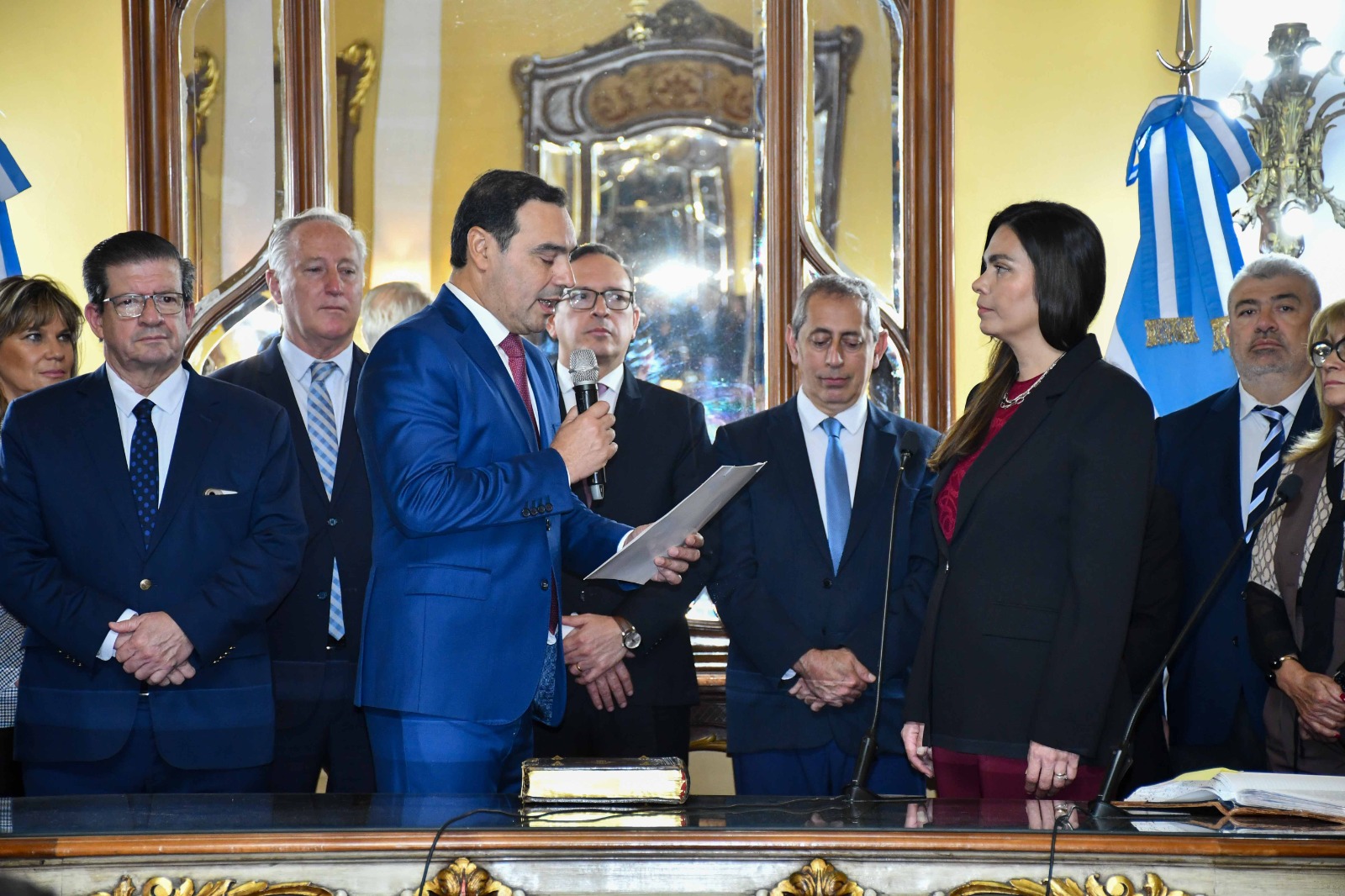 Vald&eacute;s tom&oacute; juramento y puso en funciones a Natalia Romero al frente del Ministerio de Ciencia y Tecnolog&iacute;a