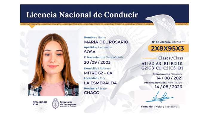Desde hoy se implementa la nueva licencia de conducir 
