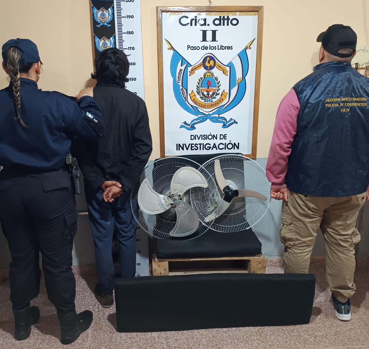 Paso De Los Libres: Detuvieron a un hombre y recuperaron ventiladores robados de una escuela 