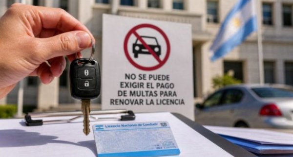 El STJ confirm&oacute; que no se puede exigir el pago de multas para renovar la licencia de conducir