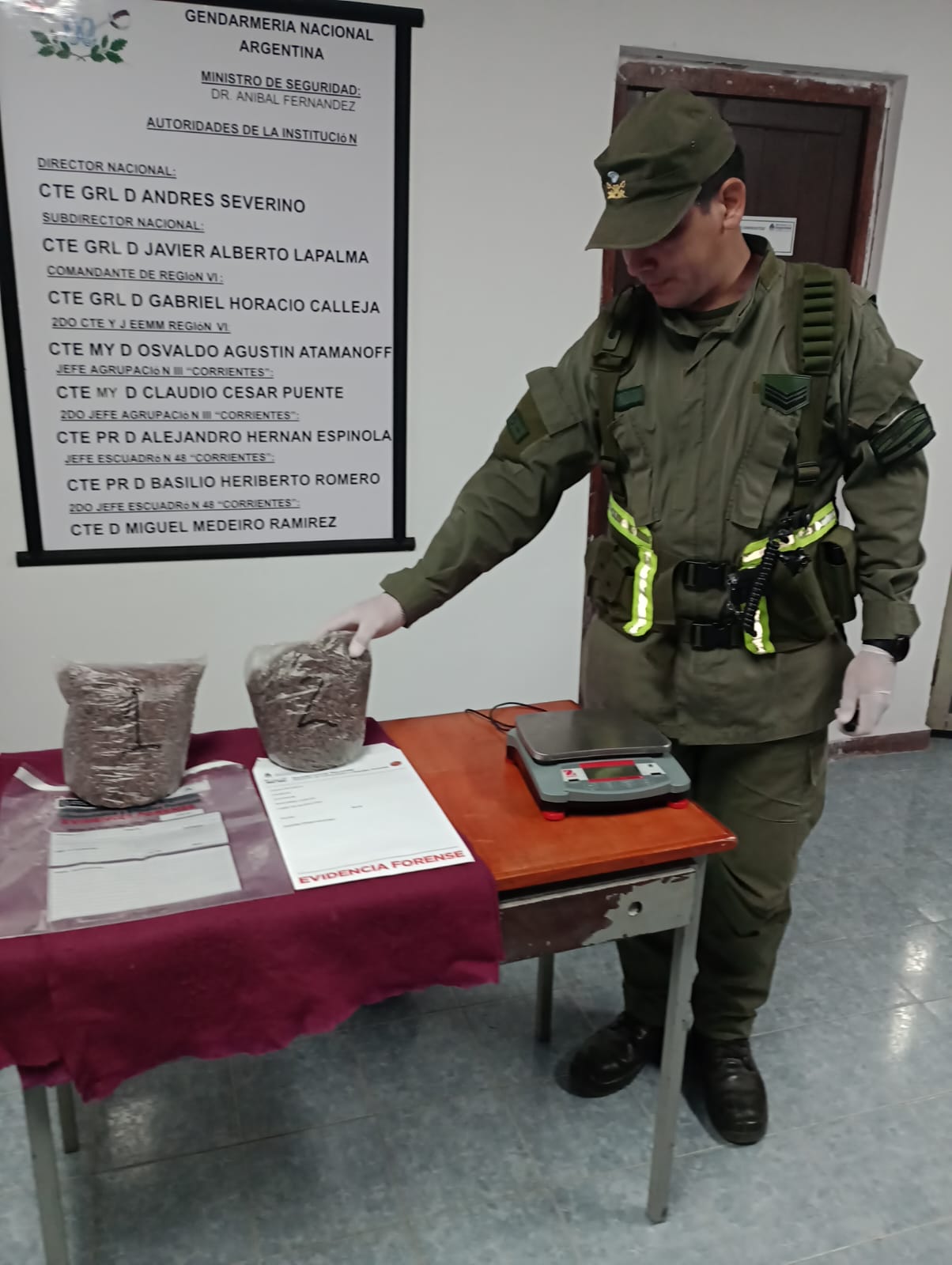 Gendarmer&iacute;a Nacional llevaron a cabo dos procedimientos sobre la Ruta Nacional N&ordm; 12