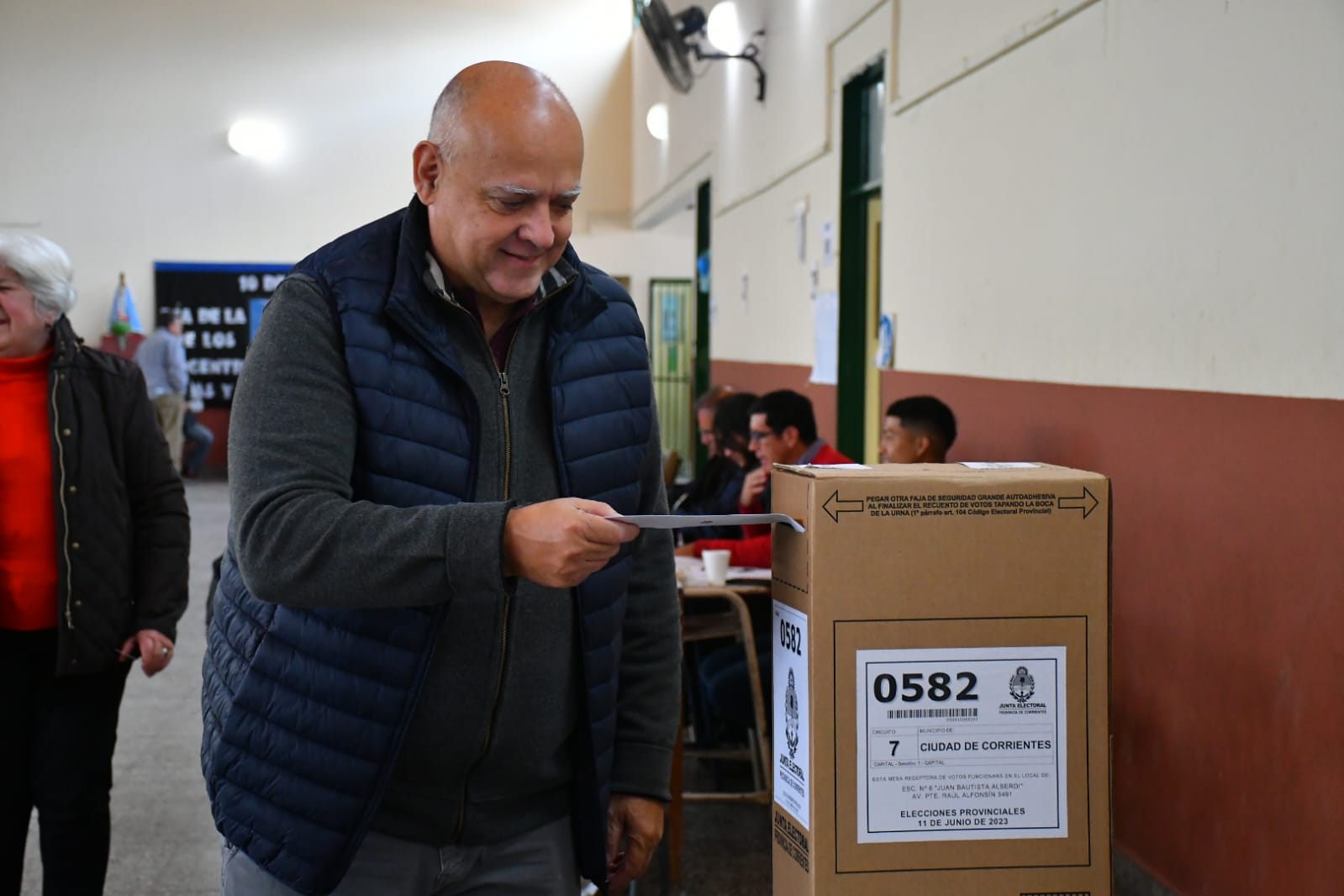 Vignolo: " Es un d&iacute;a especial y la gente va decidir" 