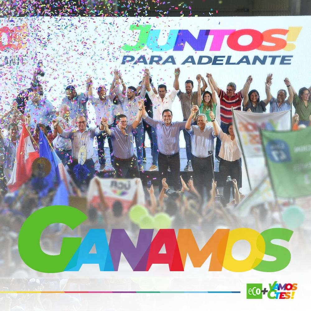 Aplastante triunfo de Eco+Vamos corrientes en las elecciones 