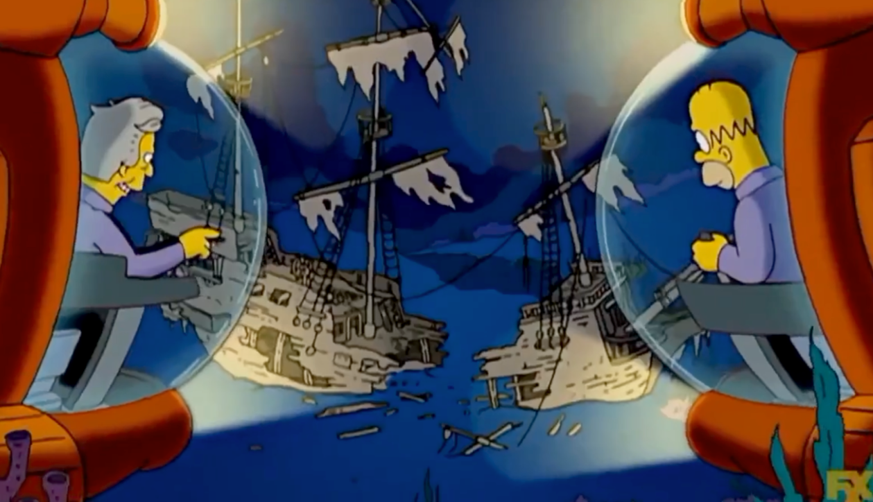 La aterradora predicci&oacute;n de Los Simpson sobre la desaparici&oacute;n del submarino del Titanic