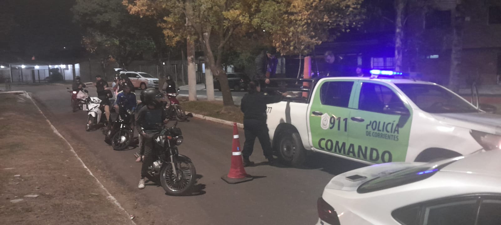 En varios operativos policiales secuestraron 15 motos y demoraron personas 