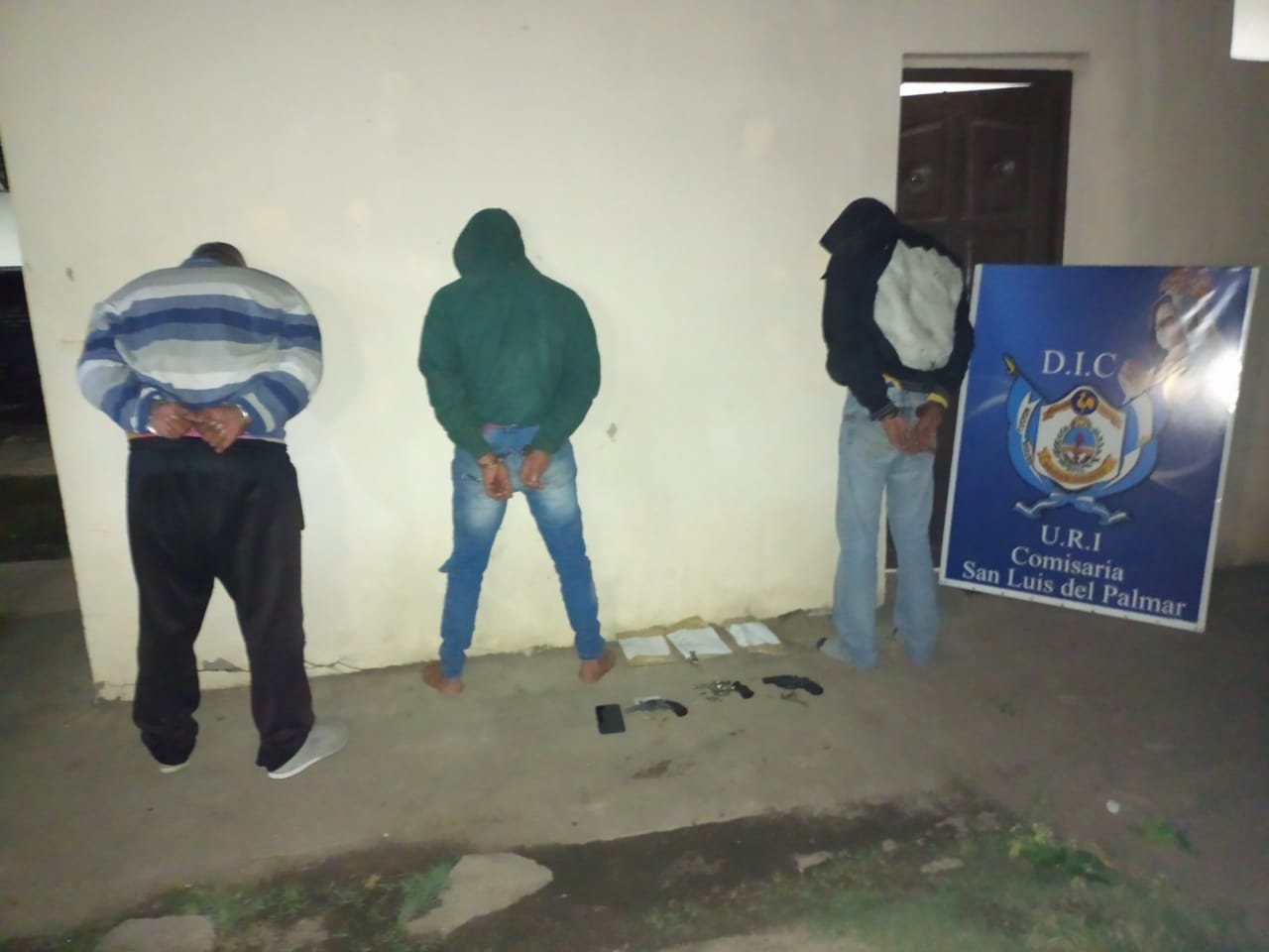 San Luis Del Palmar: Robaron , chocaron y fueron fueron detenidos 7 personas 