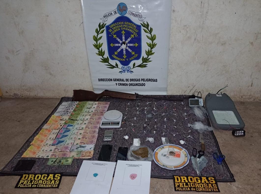 Srogaa peligrosas: En un allanamiento secuestraron droga y detuvieron a un hombre 