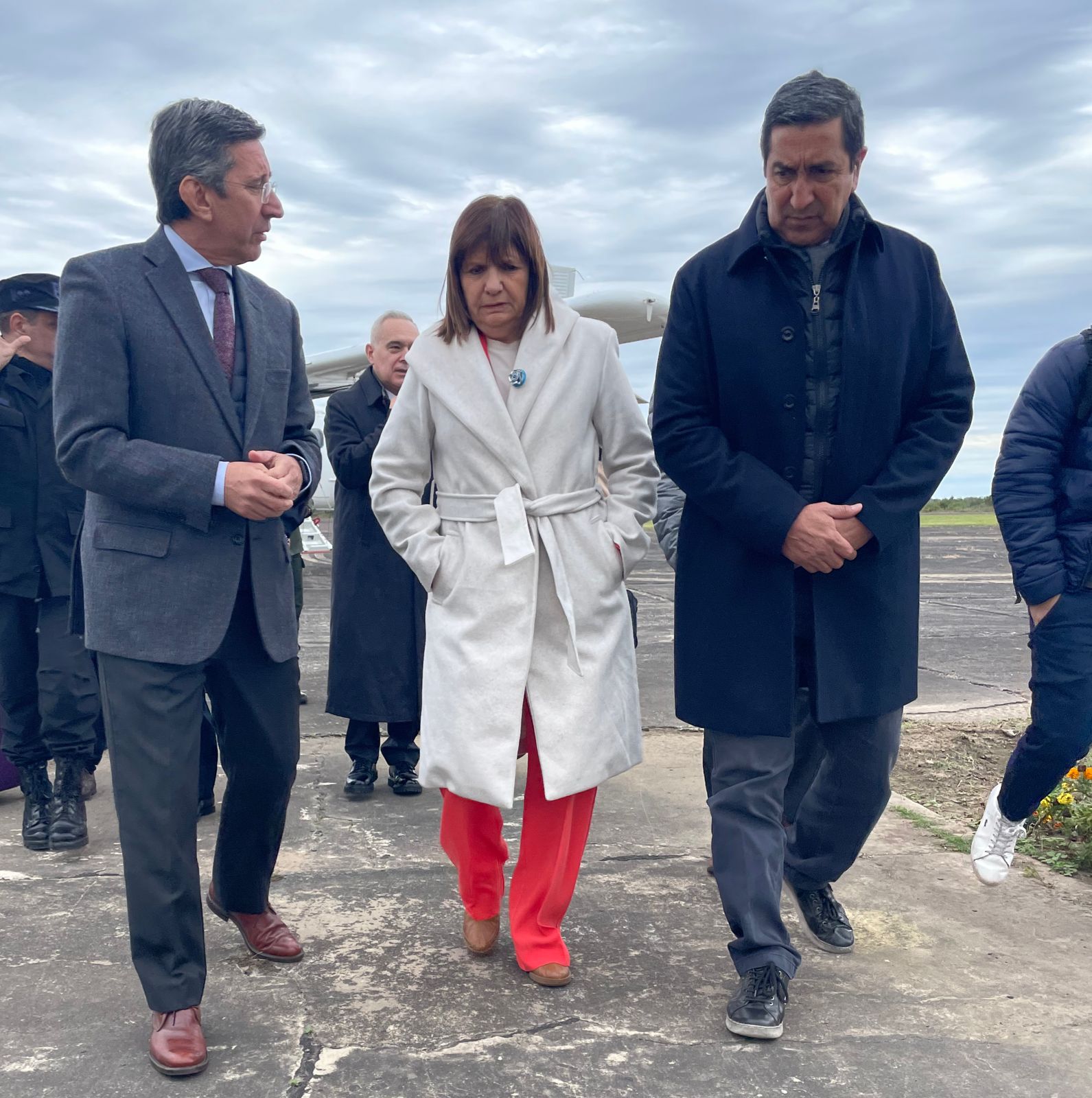 Bullrich en Goya: "Hay que tener cuidado con la informaci&oacute;n que se maneja" 