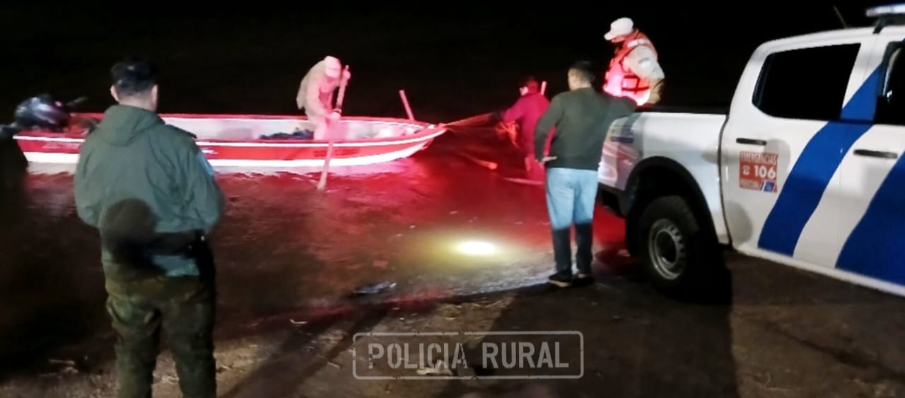 EMPEDRADO: Interceptaron una embarcación con carne vacuna ilegal, hay un  detenido 