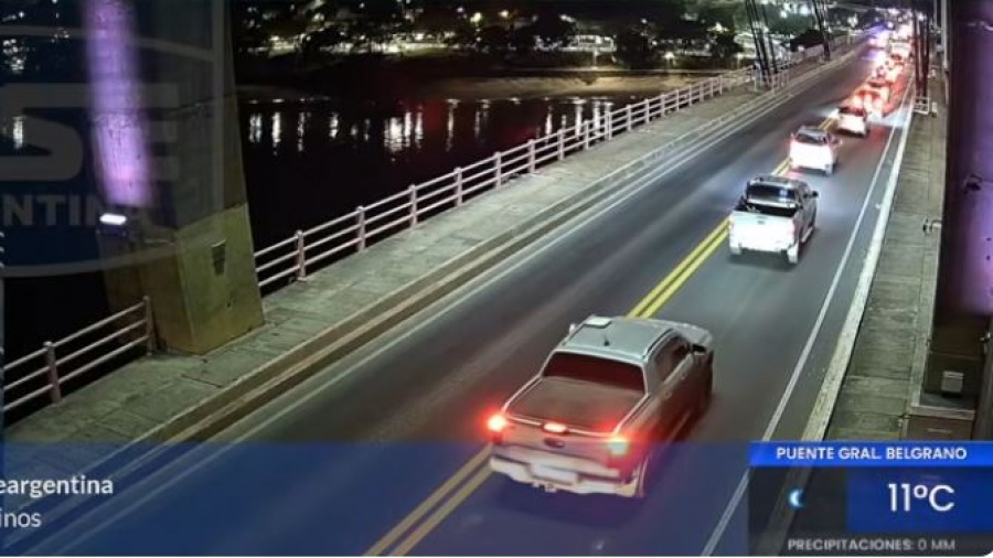 La joven desaparecida de Monte Caseros se habria arrojado del puente Manuel Belgrano