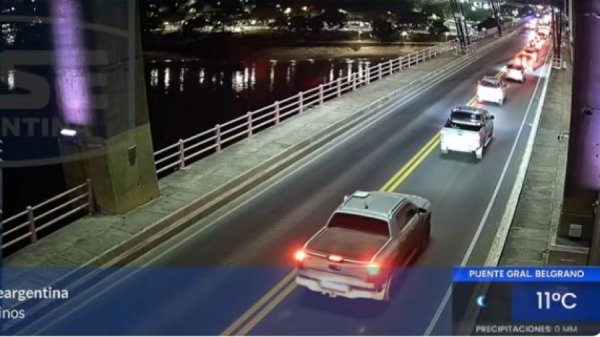 La joven desaparecida de Monte Caseros se habria arrojado del puente Manuel Belgrano