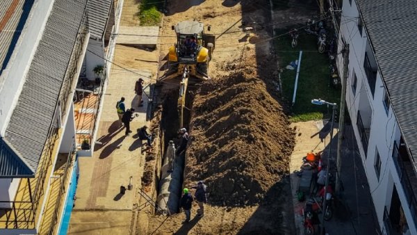 La Municipalidad inici&oacute; una obra estrat&eacute;gica de desag&uuml;es pluviales en Villa Chiquita