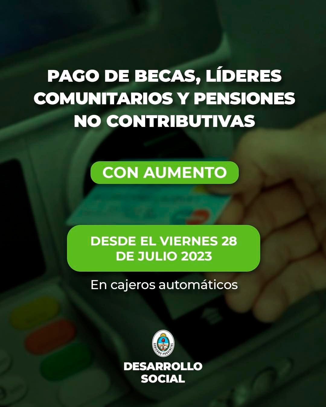 Desde este viernes 28 se pagan Becas