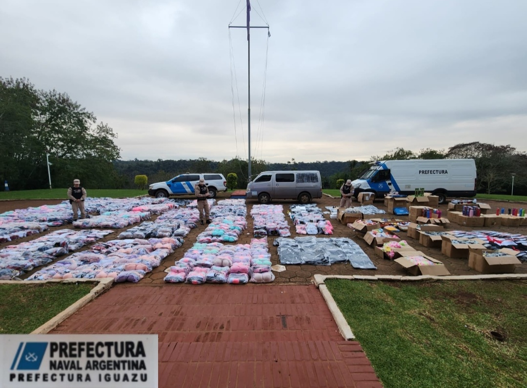 Misiones: Prefectura secuestr&oacute; un cargamento de mercader&iacute;a de origen ilegal